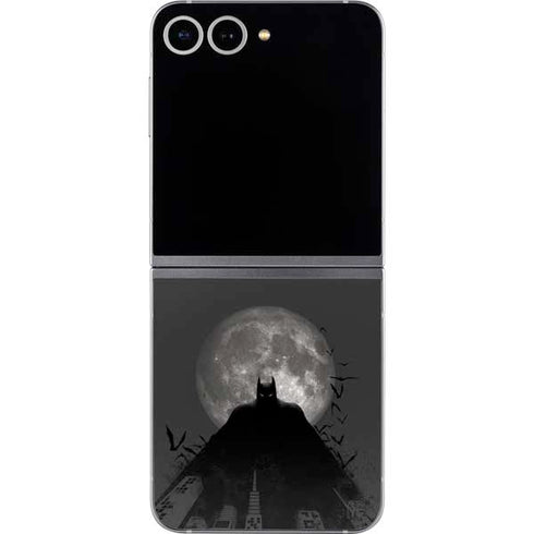 DC Comics Batman On City with Moon Art Galaxy Z Flip6 Skin